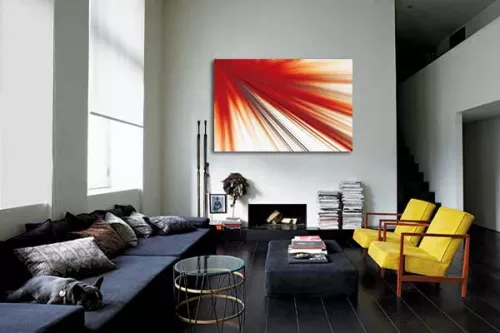 Tableau design Angle feu rouge