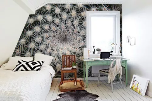 deco chambre poster xxl Coeur de Cactus