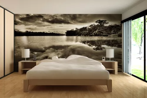 Poster mural paysage Etrange reflet