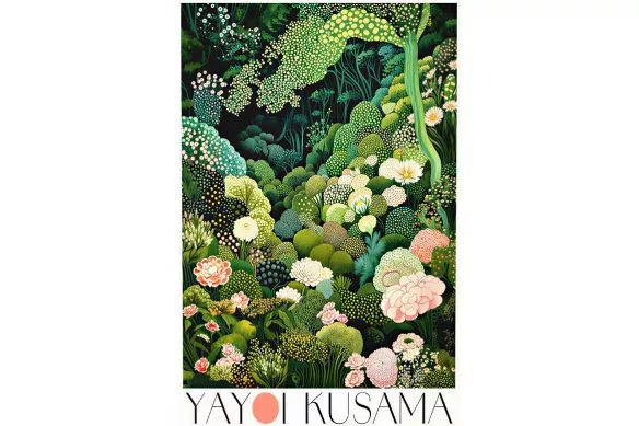 Affiche Yayoi Kusama - Princesse des Pois