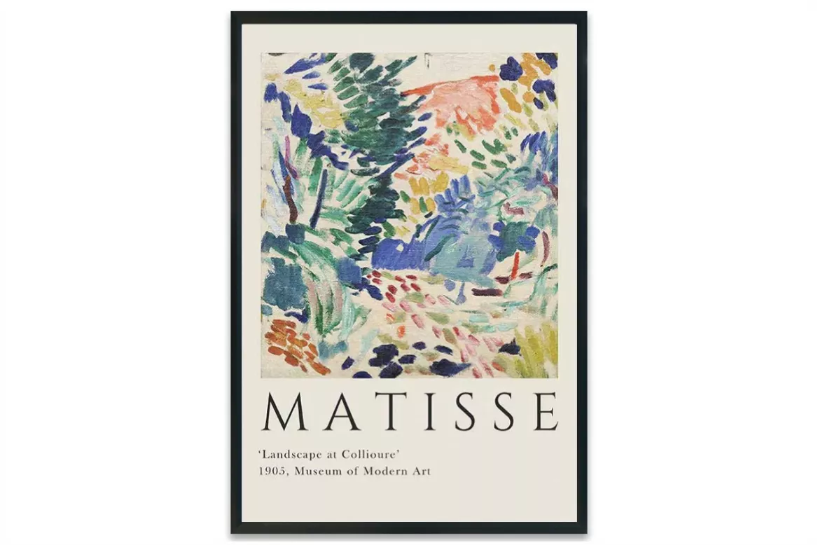 déco murale L’univers de Henri Matisse painting_black_frame_vertical