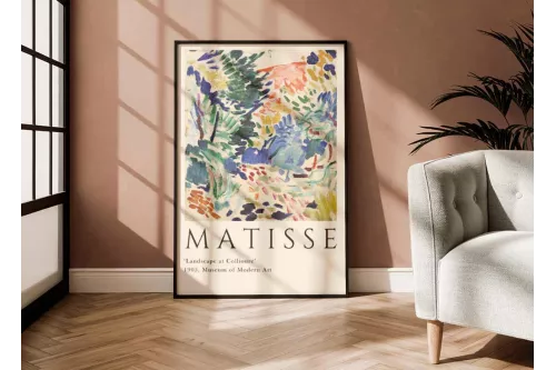 déco murale L’univers de Henri Matisse painting_black_frame_vertical