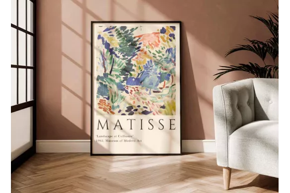 déco murale L’univers de Henri Matisse painting_black_frame_vertical