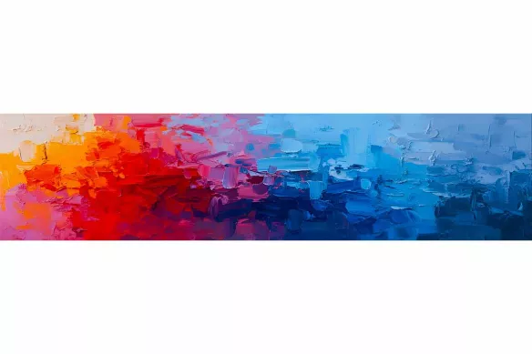 Crédence Cuisine sur Mesure - Peinture Colorée