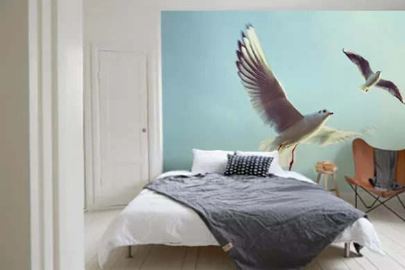 Papier peint chambre Envol des Goelands