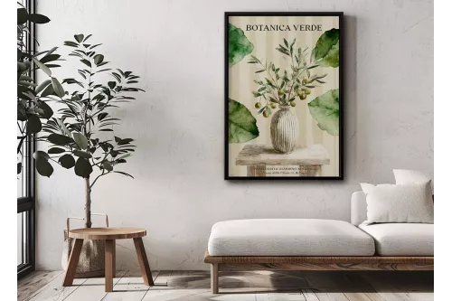 Affiche Nature - Bellegio painting_black_frame_vertical