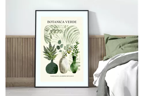 Affiche déco - Présentation naturelle painting_black_frame_vertical