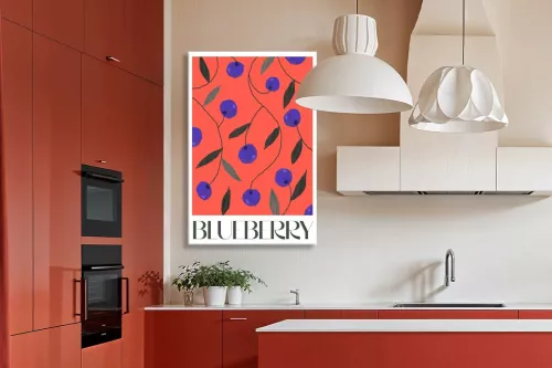 toile déco - Blueberry