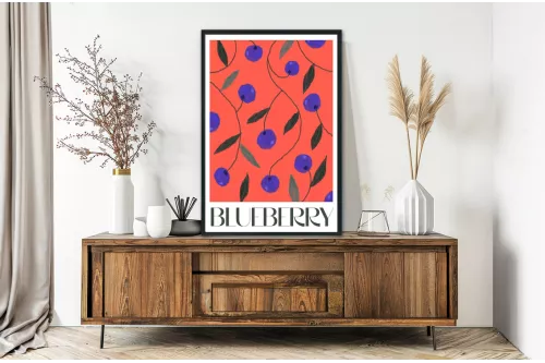 toile déco - Blueberry