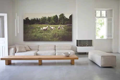 tableau nature Moutons