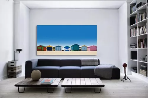 Tableau paysage Cabanon balneaire