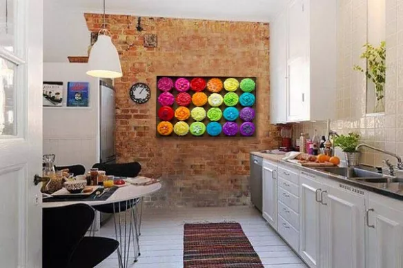 Tableau pour cuisine vintage cupcakes