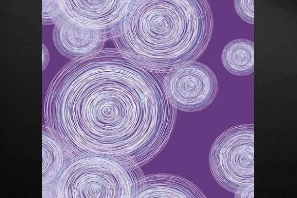 Tourbillon design violet