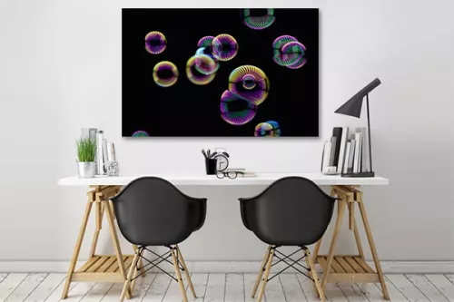 Tableau zen  déco bulles  savon