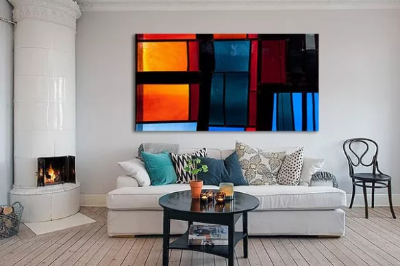 Tableau abstrait Gemma