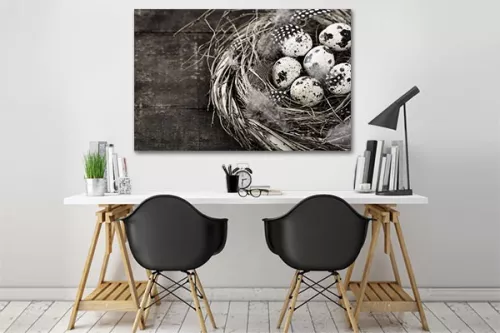 Tableau contemporain Nid douillet