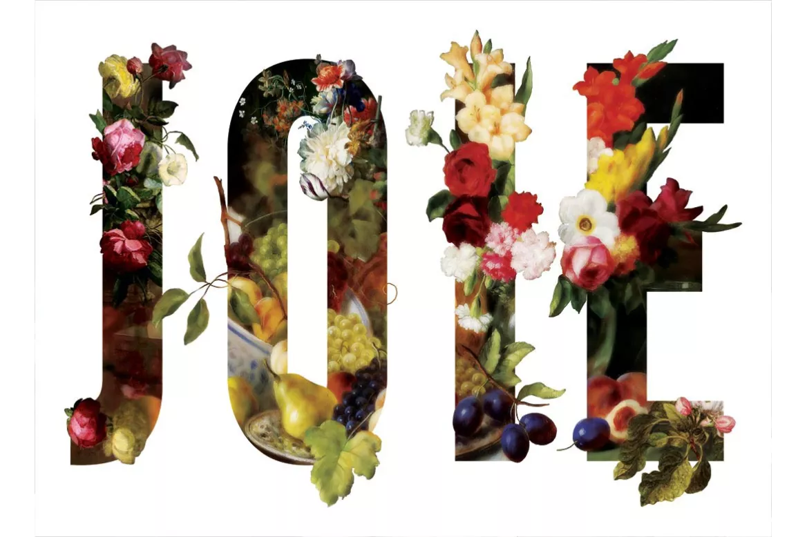 Tableau moderne Fleurs Joie