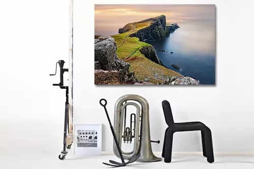 Tableau Contemporain Atmosphère Marine