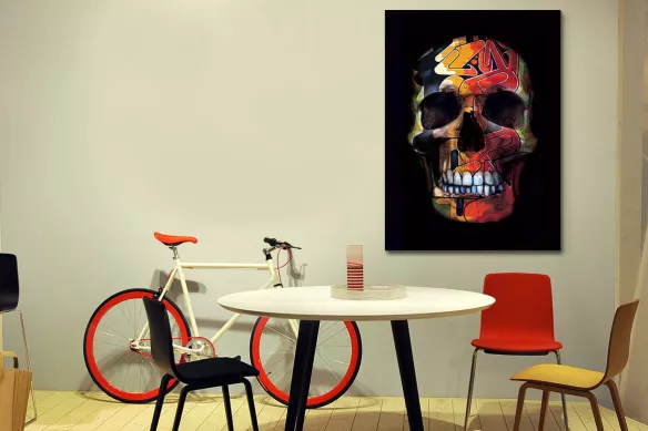 Tableau comtemporain Cranium 