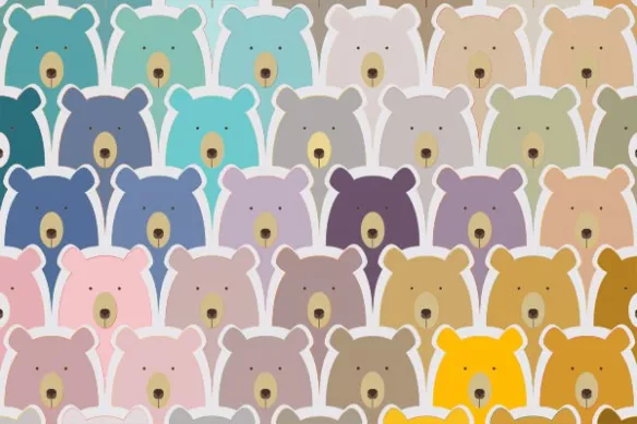 Tapisserie enfant oursons