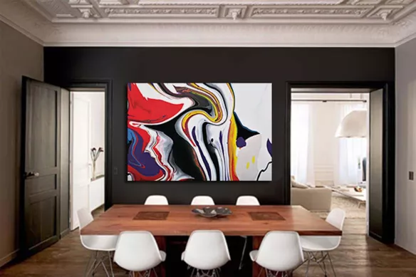 Tableau abstrait Rictus