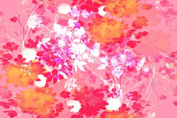 Tableau moderne Aquacolor rose