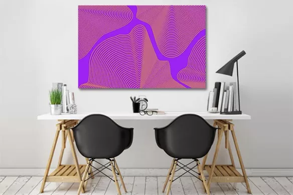 Tableau abstrait minimaliste Spinoza