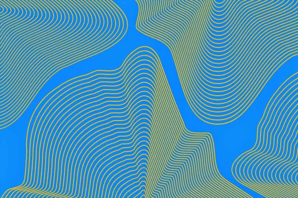 Tableau contemporain Spinoza bleu