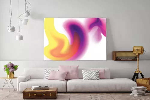 Tableau contemporain Abstrait Fluide