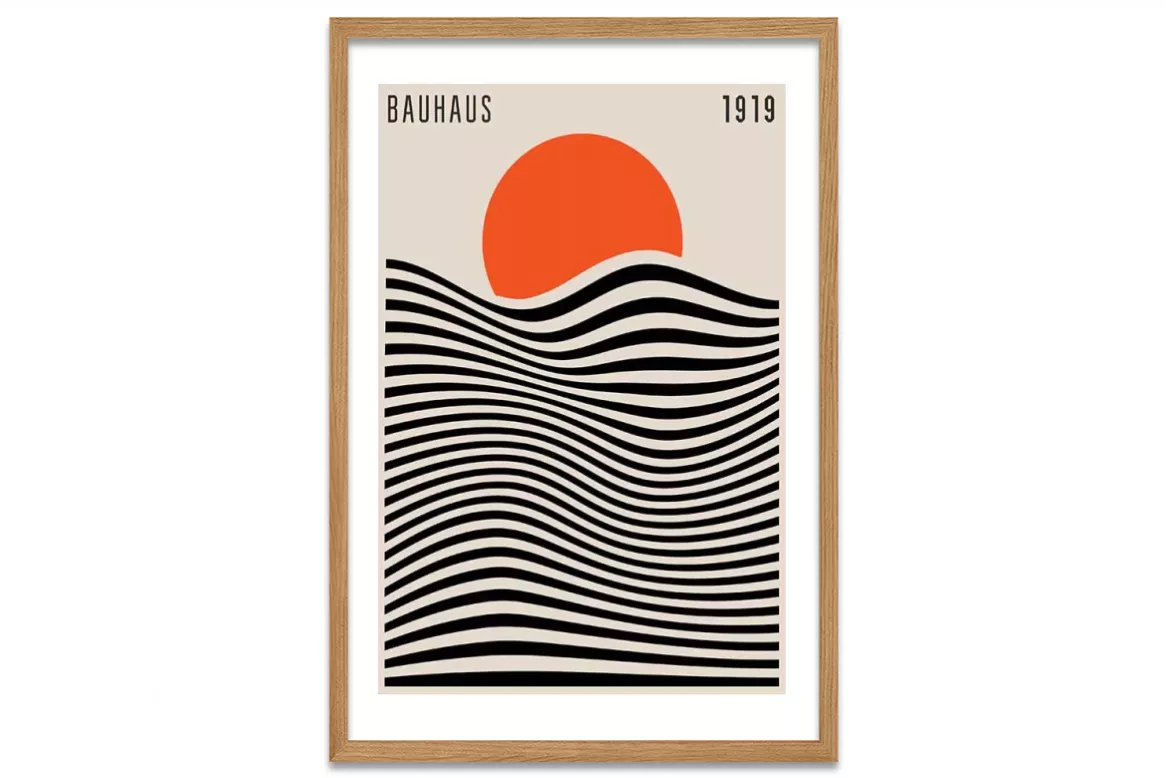 Visuel Soleil sur les vagues painting_wood_frame_vertical