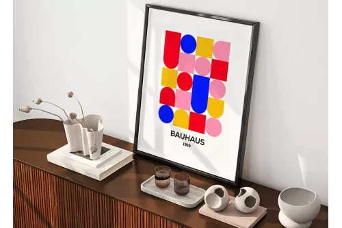 Visuel Bauhaus 1919 painting_black_frame_vertical