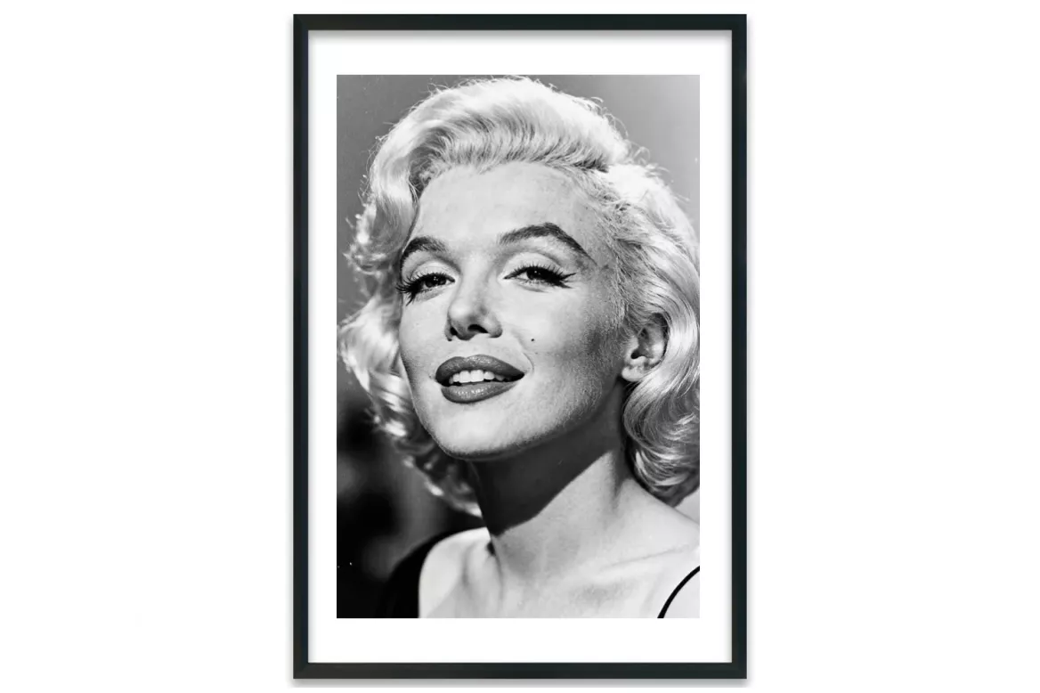 Visuel Marilyn Monroe painting_black_frame_vertical