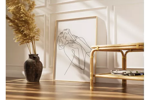 Visuel un peu d’elle painting_wood_frame_vertical