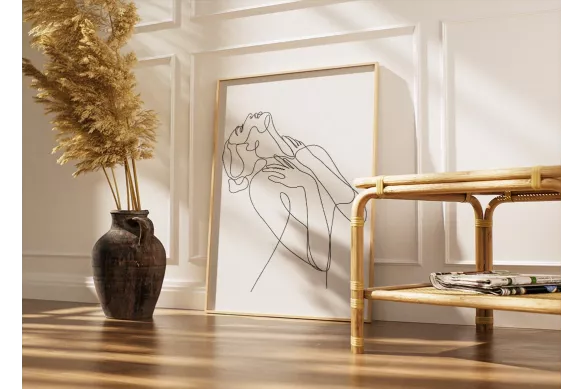 Visuel un peu d’elle painting_wood_frame_vertical