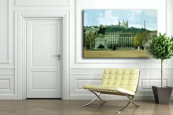toile original ville Lyon