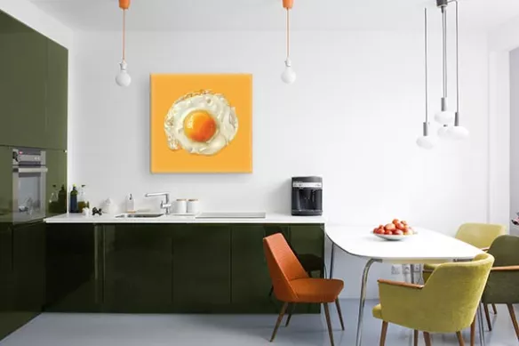 Tableau décoration cuisine Œuf au plat