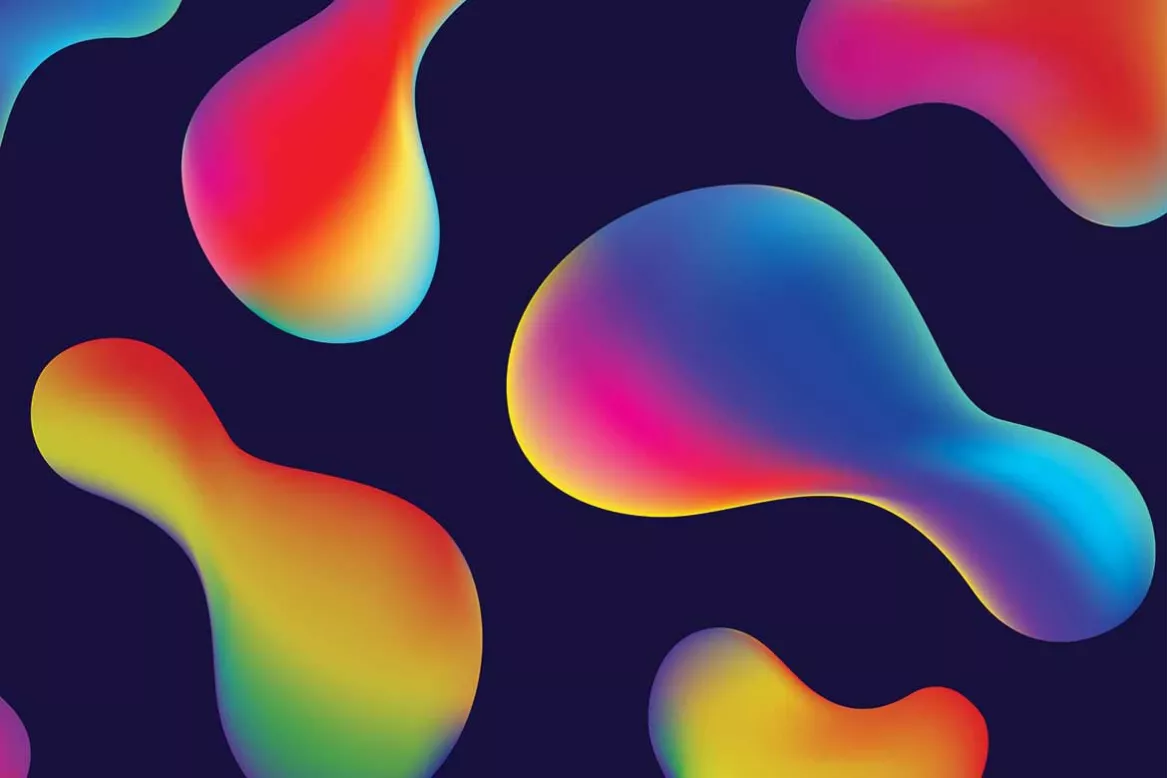 Tableau abstrait coloré Hypnotic