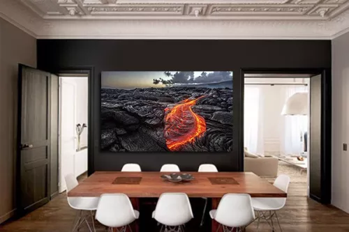 Tableau contemporain design Magma