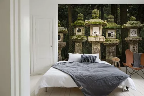 Papier peint mur Lanternes japonaises