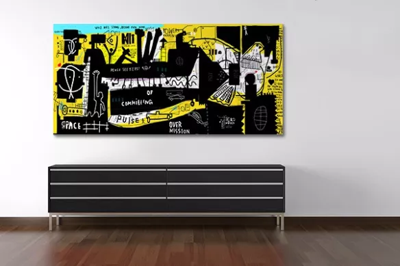 Toile décorative panoramique fourbi