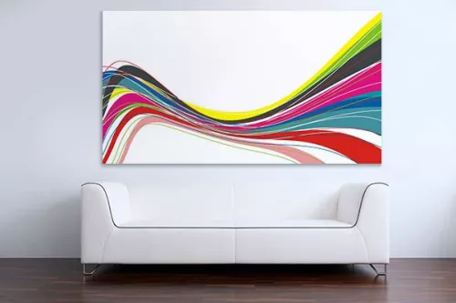 Tableau design abstrait Twiggy