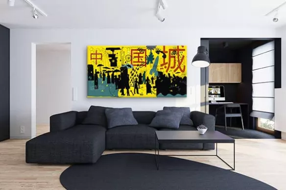 Tableau contemporain Talion