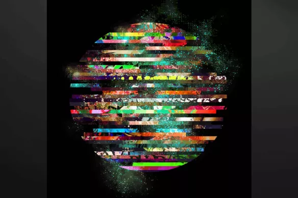 Tableau design carré Implosion