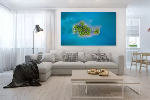 Cadre tableau Iles paradisiaques