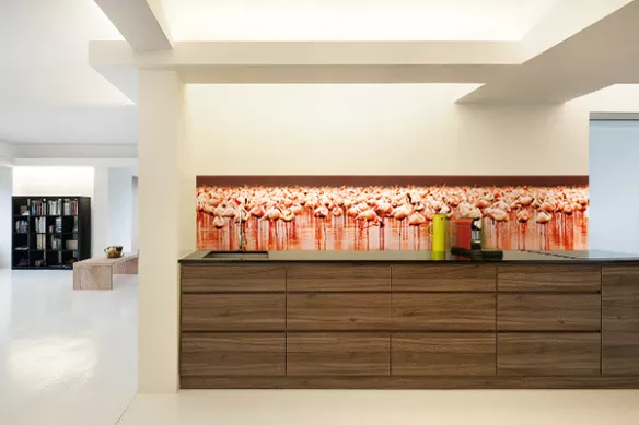 Cuisine déco Le sommeil des Flamants roses