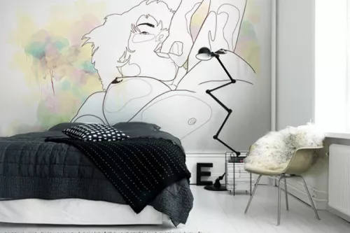 Papier peint intissé Woman Curves