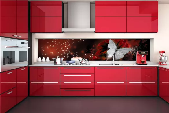 Crédence cuisine Papillon de Lumière