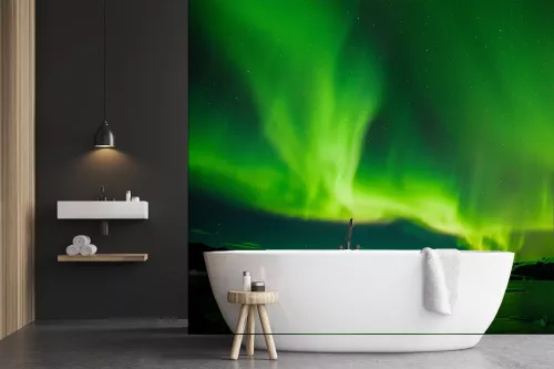Wallpaper salle de bain Eclat de nuit