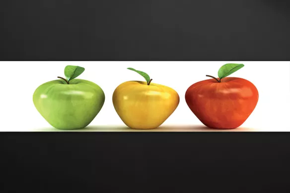 Crédence cuisine sur mesure Pommes