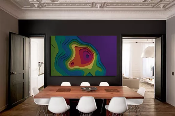 tableau déco design strato